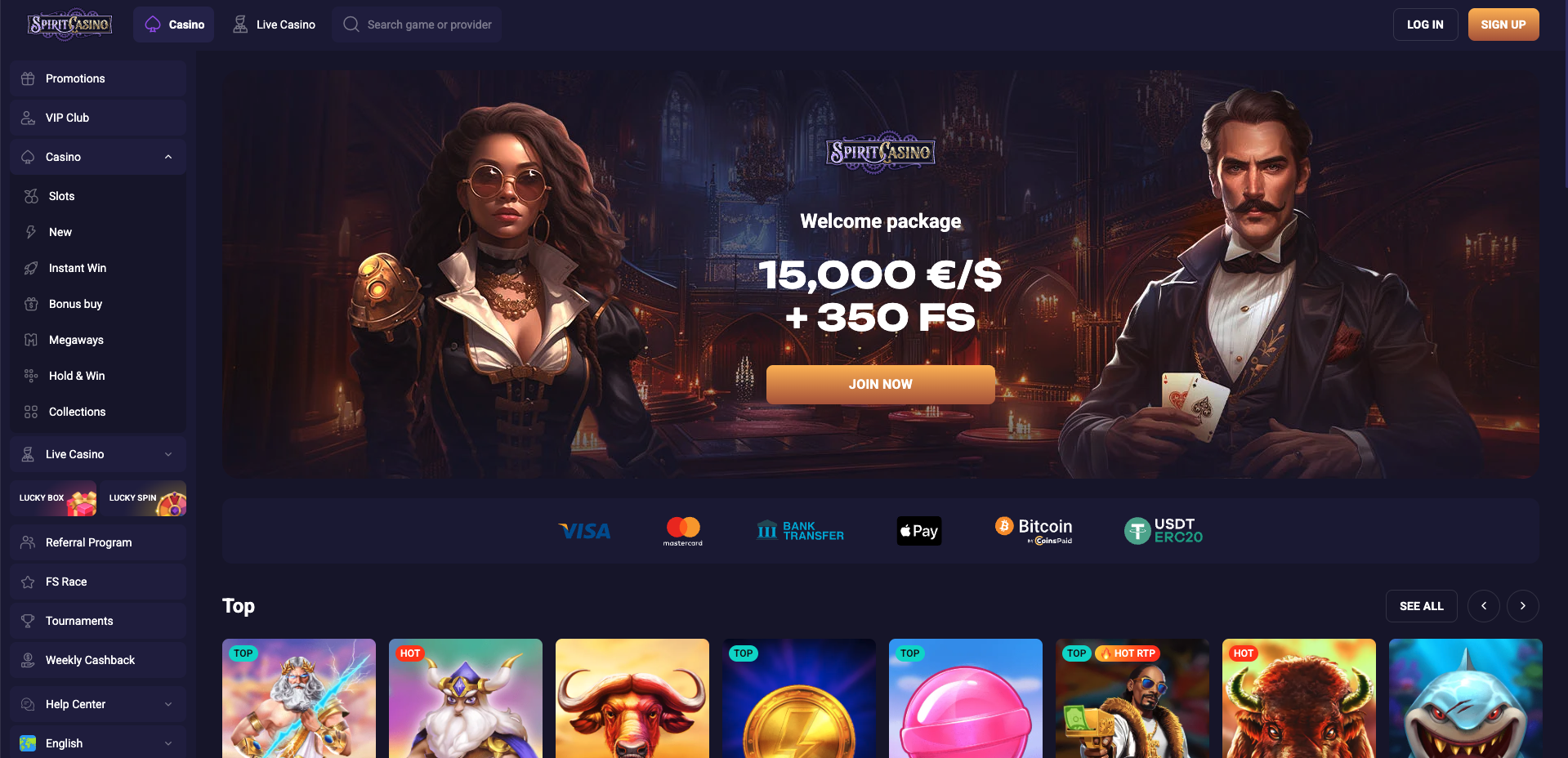 Mafia Casino Desktop